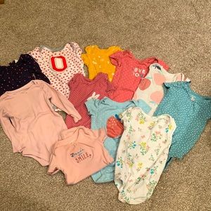 12 month baby girl onesies